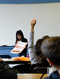 Picture of a child in class