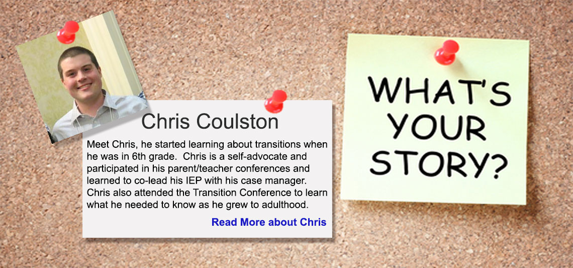 Chris Coulston's Personal Story